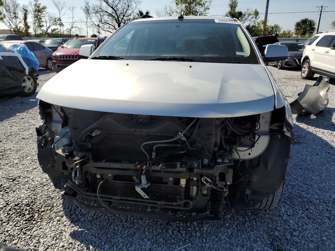 2010 Ford Edge VIN 2FMDK3JC7ABA07691 Copart auction photo, front end damage thumbnail 5