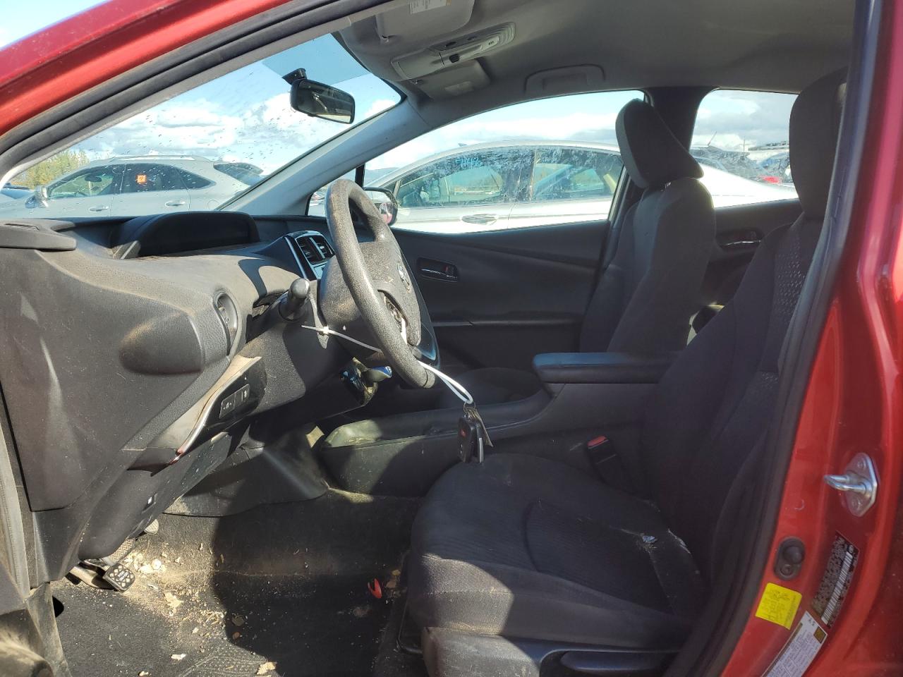 2016 Toyota Prius VIN JTDKBRFU3G3524611 Copart auction photo, front end damage thumbnail 7