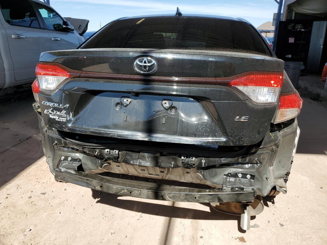 2022 Toyota Corolla VIN JTDEPMAE3NJ222729 Copart auction photo, rear end damage thumbnail 6