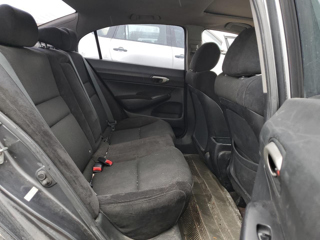 2010 Honda Civic VIN 2HGFA1F66AH011768 Copart auction photo, side / rear end damage thumbnail 10