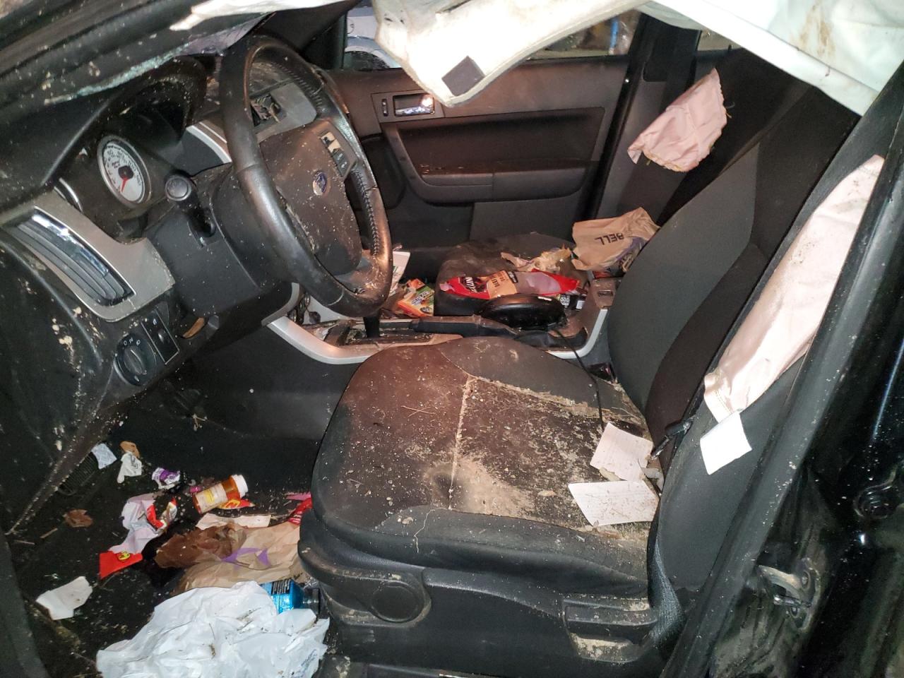 2010 Ford Focus VIN 1FAHP3GN9AW124452 Copart auction photo, rollover damage thumbnail 7