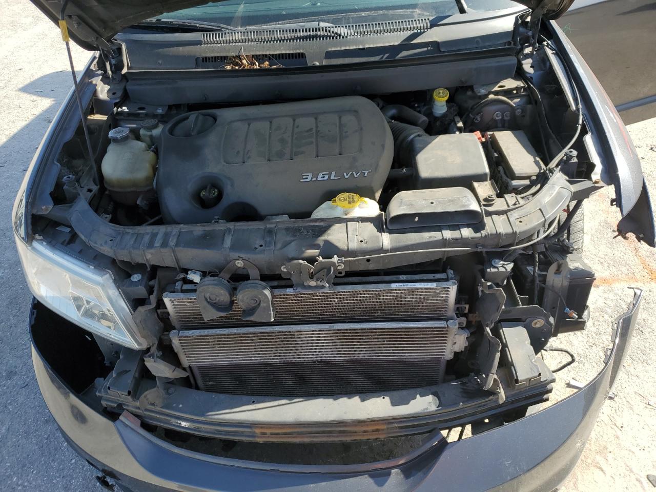 2014 Dodge Journey VIN 3C4PDDBG0ET230412 Copart auction photo, front end damage thumbnail 12