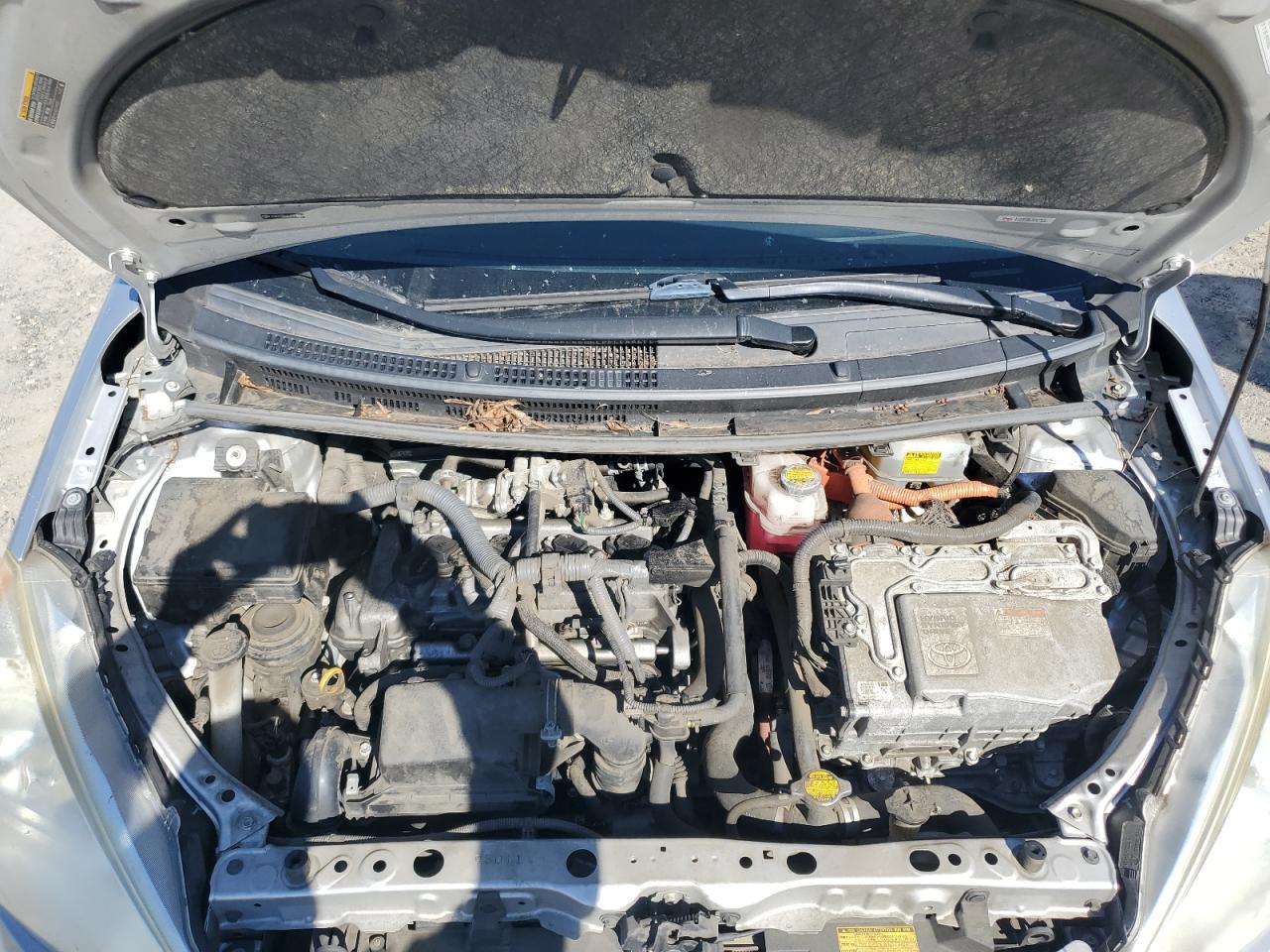 2012 Toyota Prius VIN JTDKDTB32C1519880 Copart auction photo, front end / rear end damage thumbnail 11