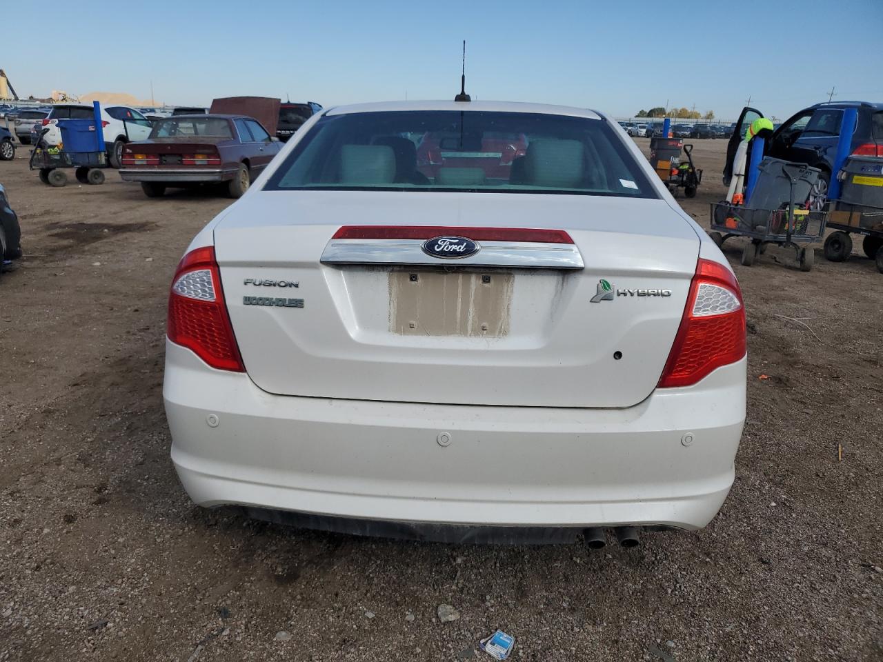 2011 Ford Fusion VIN 3FADP0L39BR279704 Copart auction photo, front end / side damage thumbnail 6