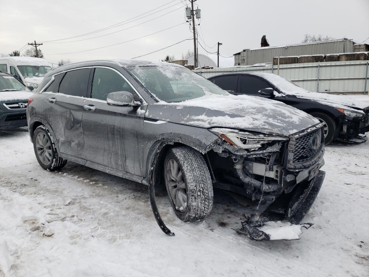 2019 Infiniti QX50 VIN 3PCAJ5M14KF129252 Copart auction photo, front end damage thumbnail 4