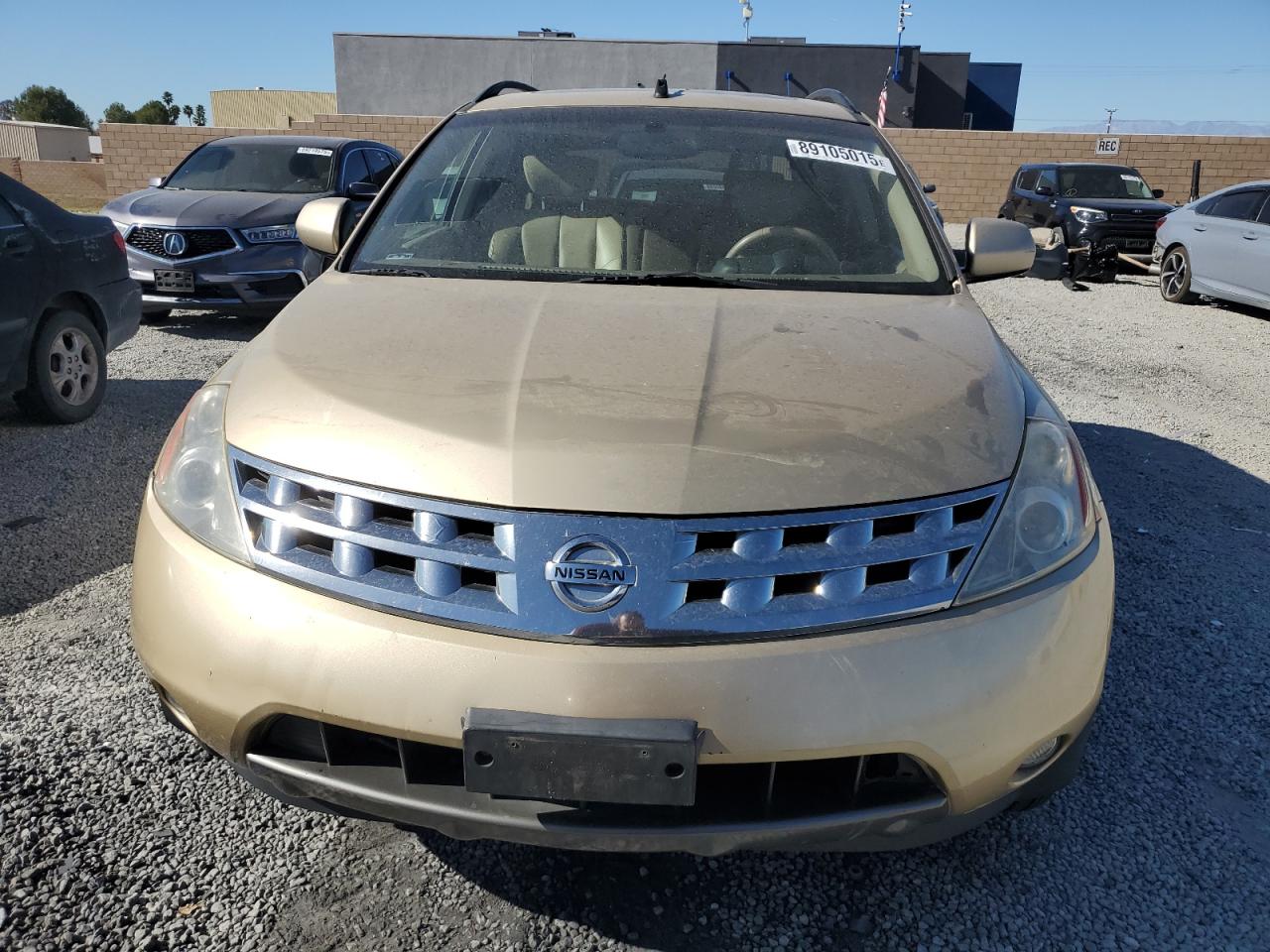 2003 Nissan Murano VIN JN8AZ08W13W208803 Copart auction photo, rear end / minor dent/scratches damage thumbnail 5