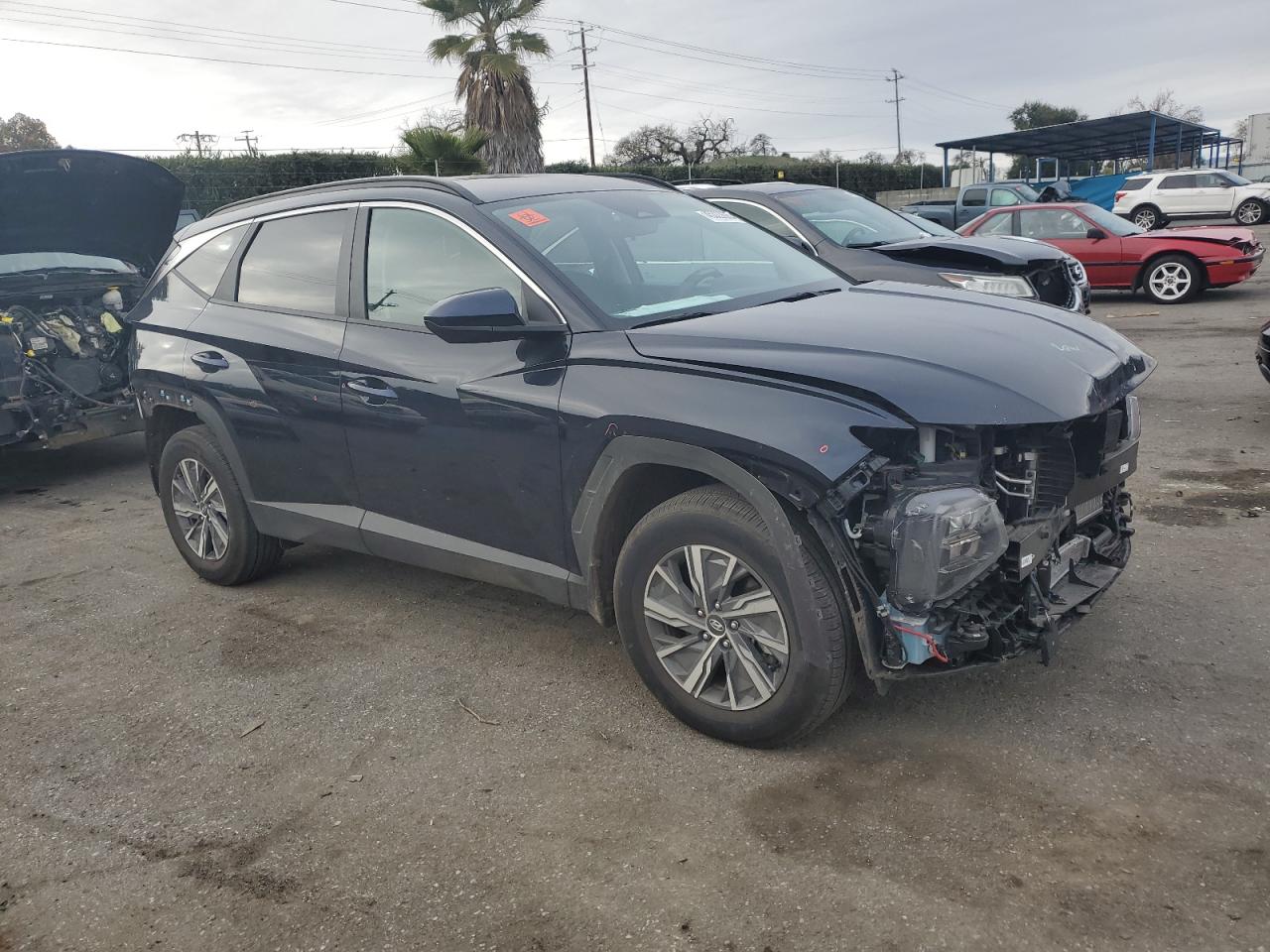 2024 Hyundai Tucson VIN KM8JBCD18RU145047 Copart auction photo, front end / rear end damage thumbnail 4