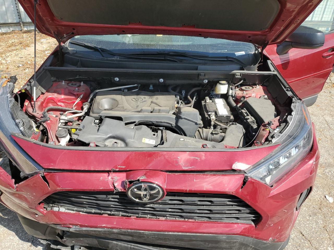 2022 Toyota RAV 4 VIN 2T3H1RFV1NW219589 Copart auction photo, front end damage thumbnail 12