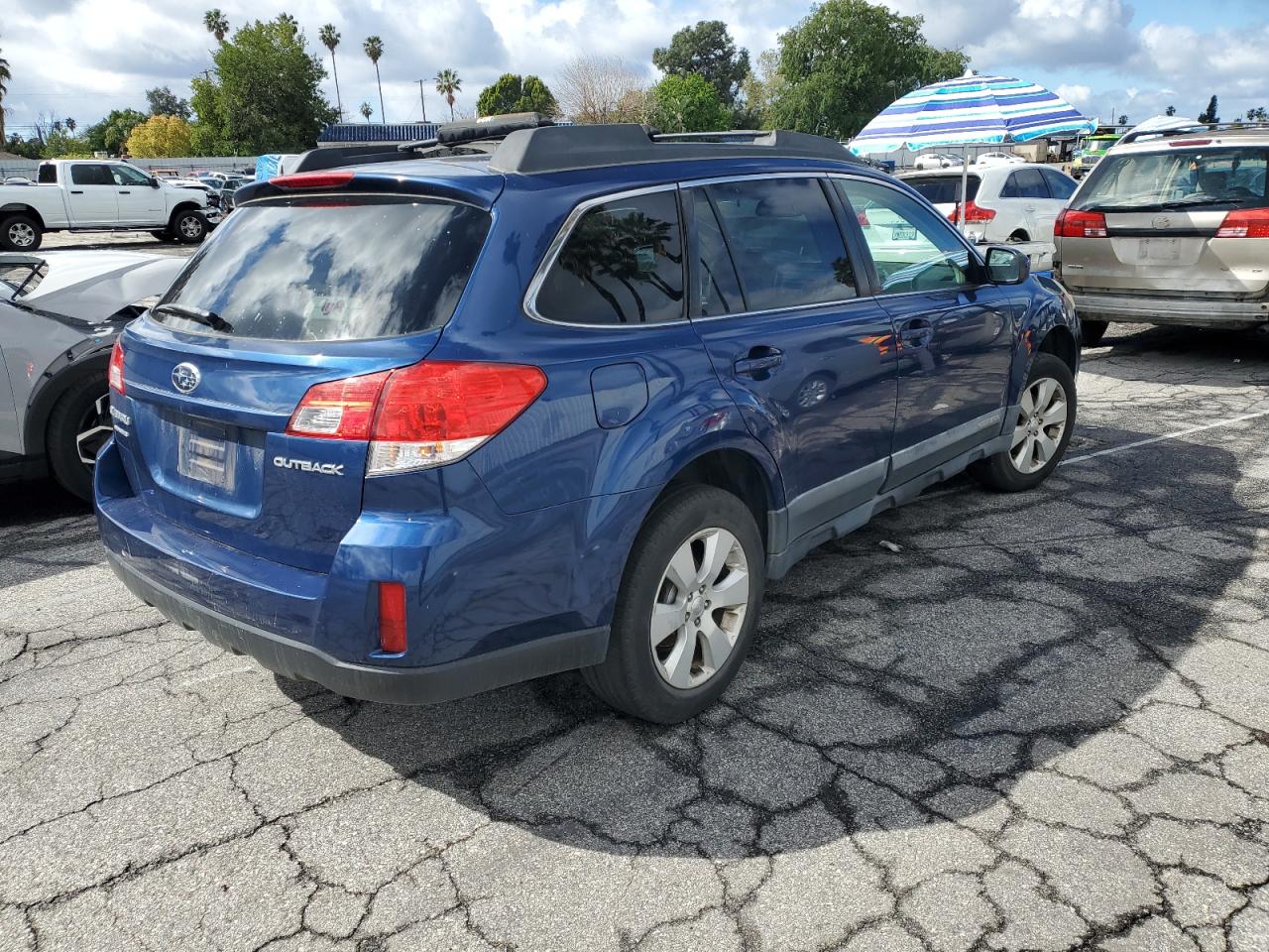 2010 Subaru Outback VIN 4S4BRBCC5A3315730 Copart auction photo, burn / minor dent/scratches damage thumbnail 3