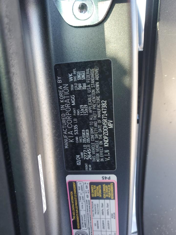 2024 KIA Sportage VIN KNDPZDDH5R7147382 Copart auction photo, front end damage thumbnail 13