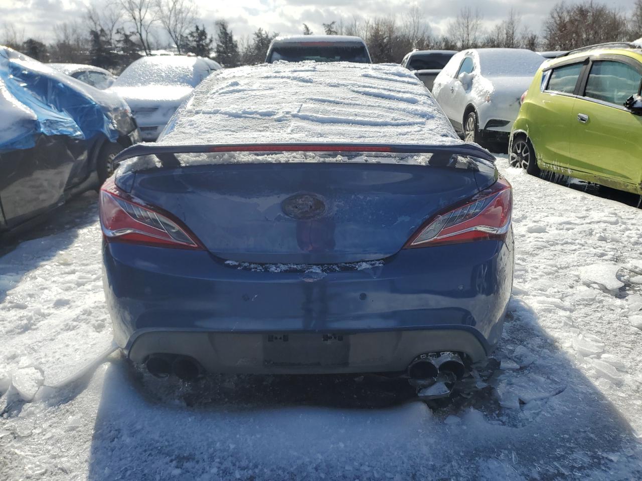 2015 Hyundai Genesis VIN KMHHU6KJ9FU130971 Copart auction photo, front end damage thumbnail 6
