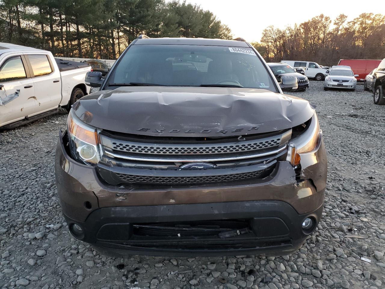 2015 Ford Explorer VIN 1FM5K8D81FGA81827 Copart auction photo, front end damage thumbnail 5