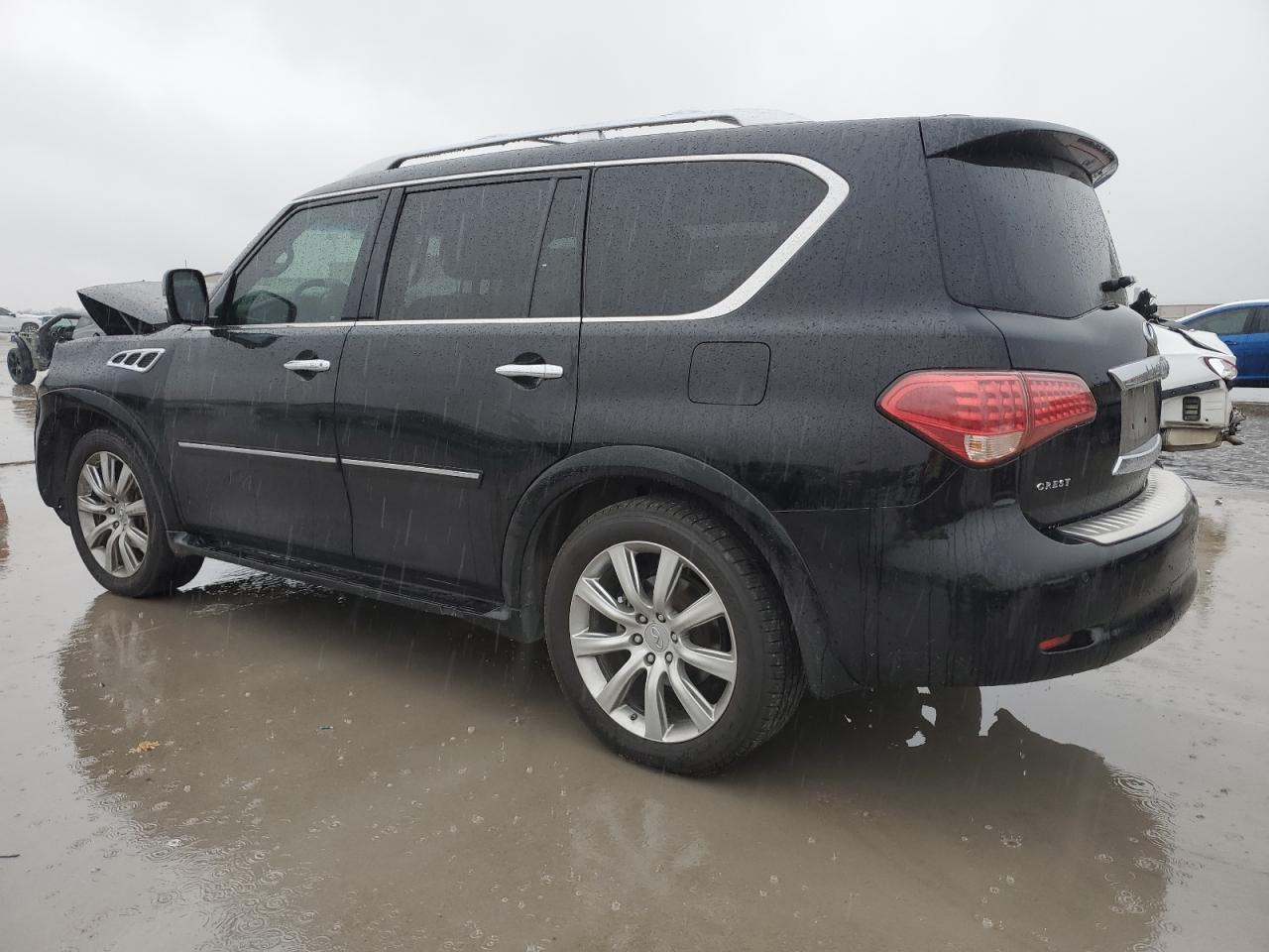 2012 Infiniti QX56 VIN JN8AZ2NE8C9019166 Copart auction photo, front end damage thumbnail 2