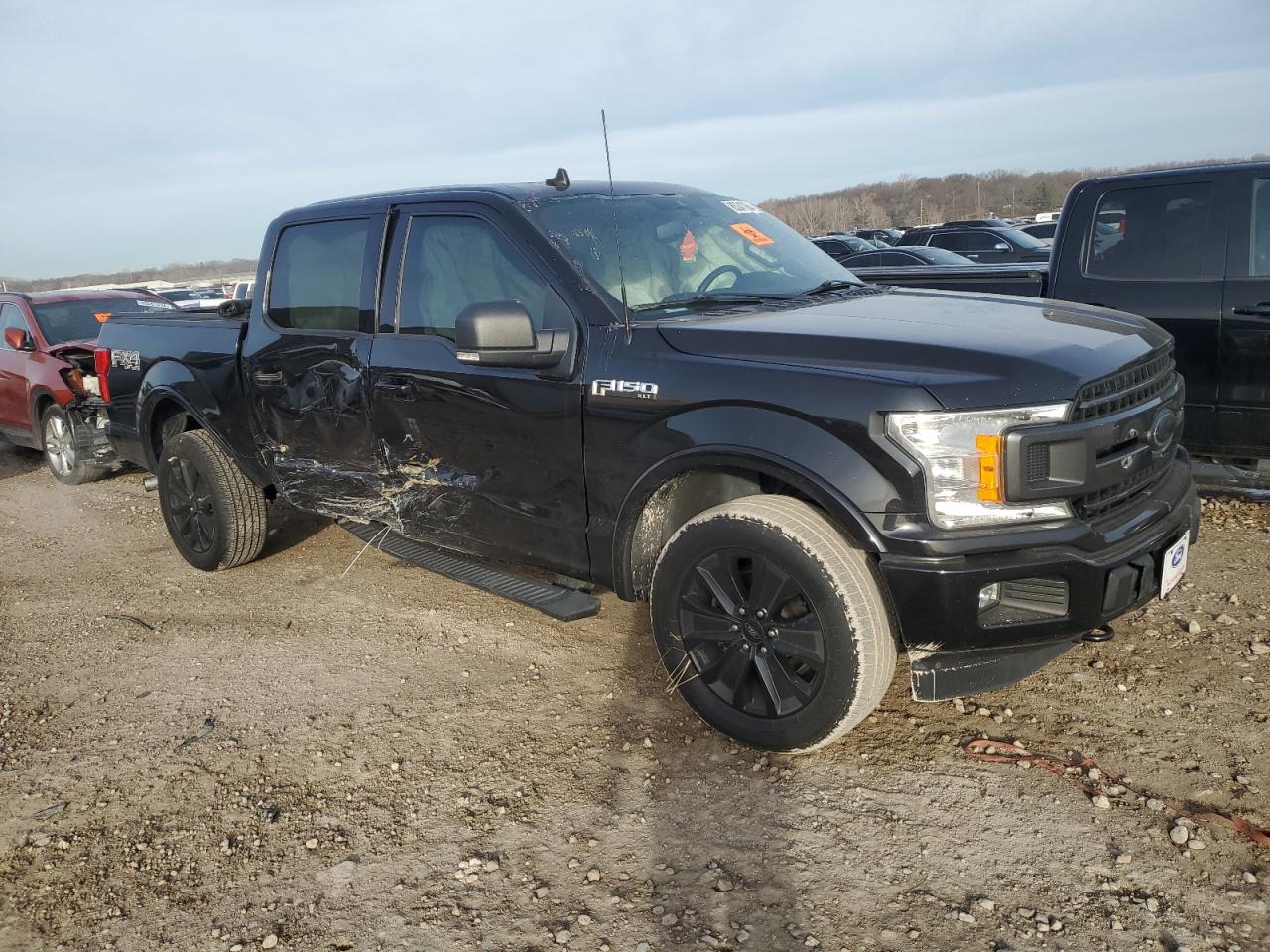 2019 Ford F-150 VIN 1FTEW1E48KKE35846 Copart auction photo, all over damage thumbnail 4