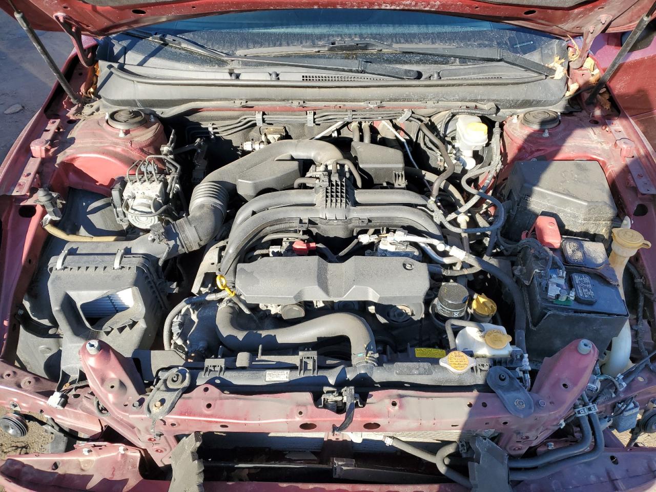 2016 Subaru Outback VIN 4S4BSANC0G3217497 Copart auction photo, rear end / front end damage thumbnail 12