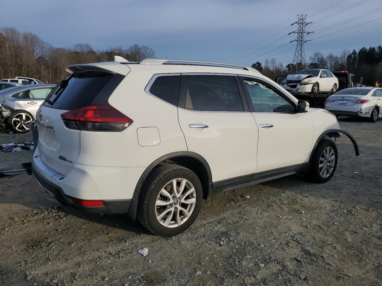 2019 Nissan Rogue VIN 5N1AT2MV6KC841458 Copart auction photo, front end damage thumbnail 3