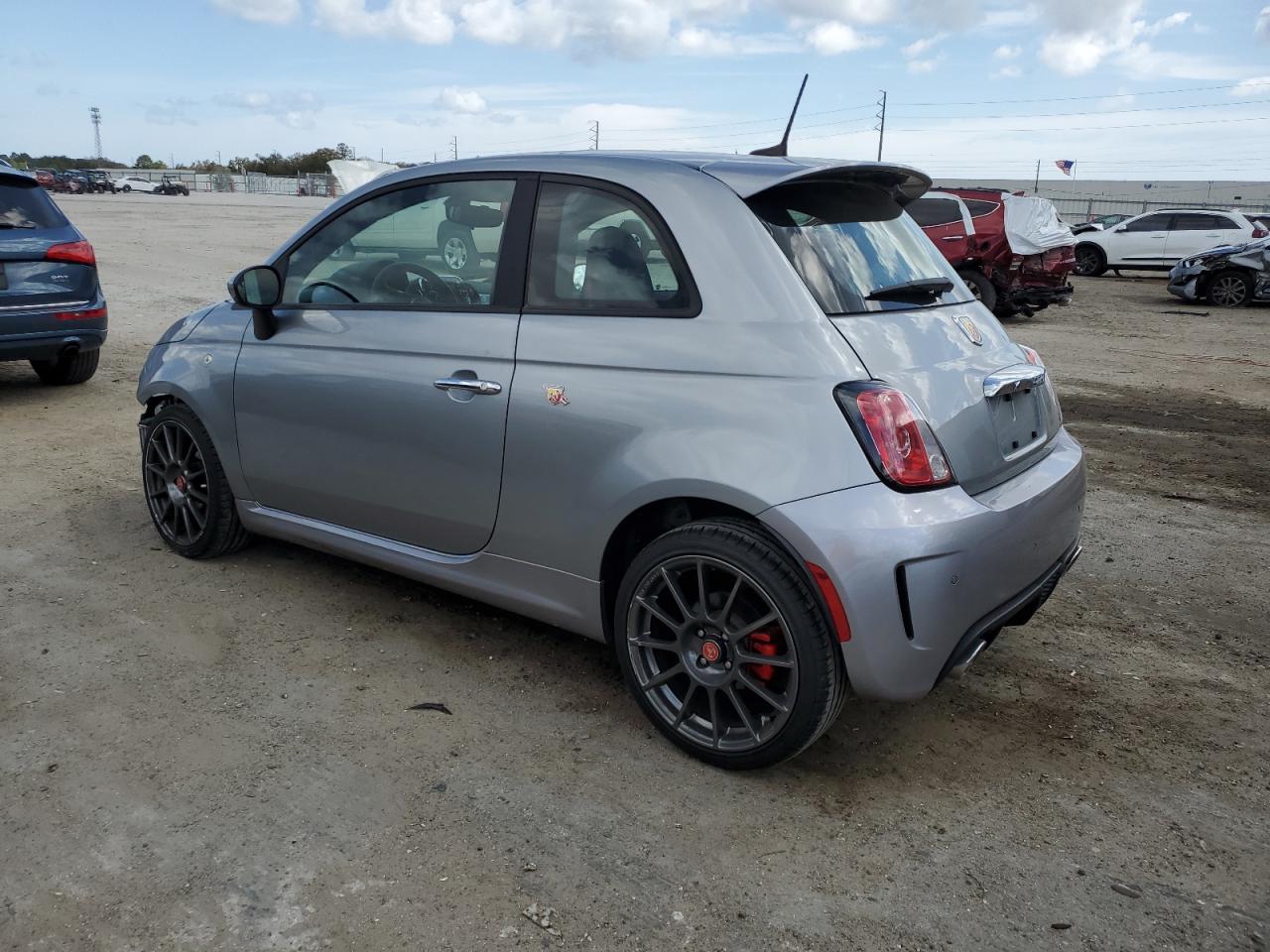 2019 Fiat 500 VIN 3C3CFFFHXKT841264 Copart auction photo, front end damage thumbnail 2