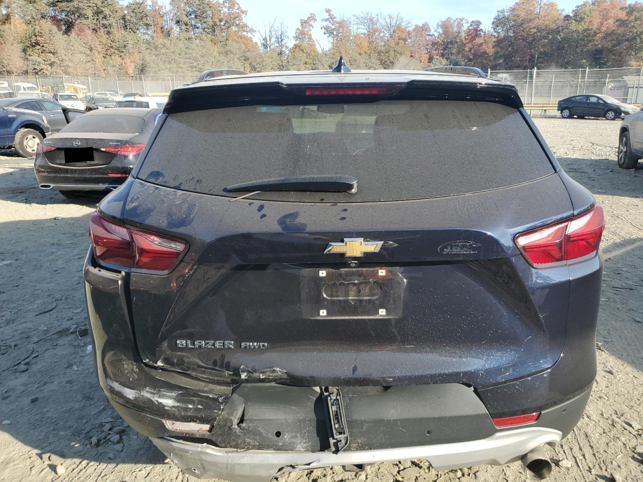 2020 Chevrolet Blazer VIN 3GNKBHRS6LS694607 Copart auction photo, rear end / minor dent/scratches damage thumbnail 6