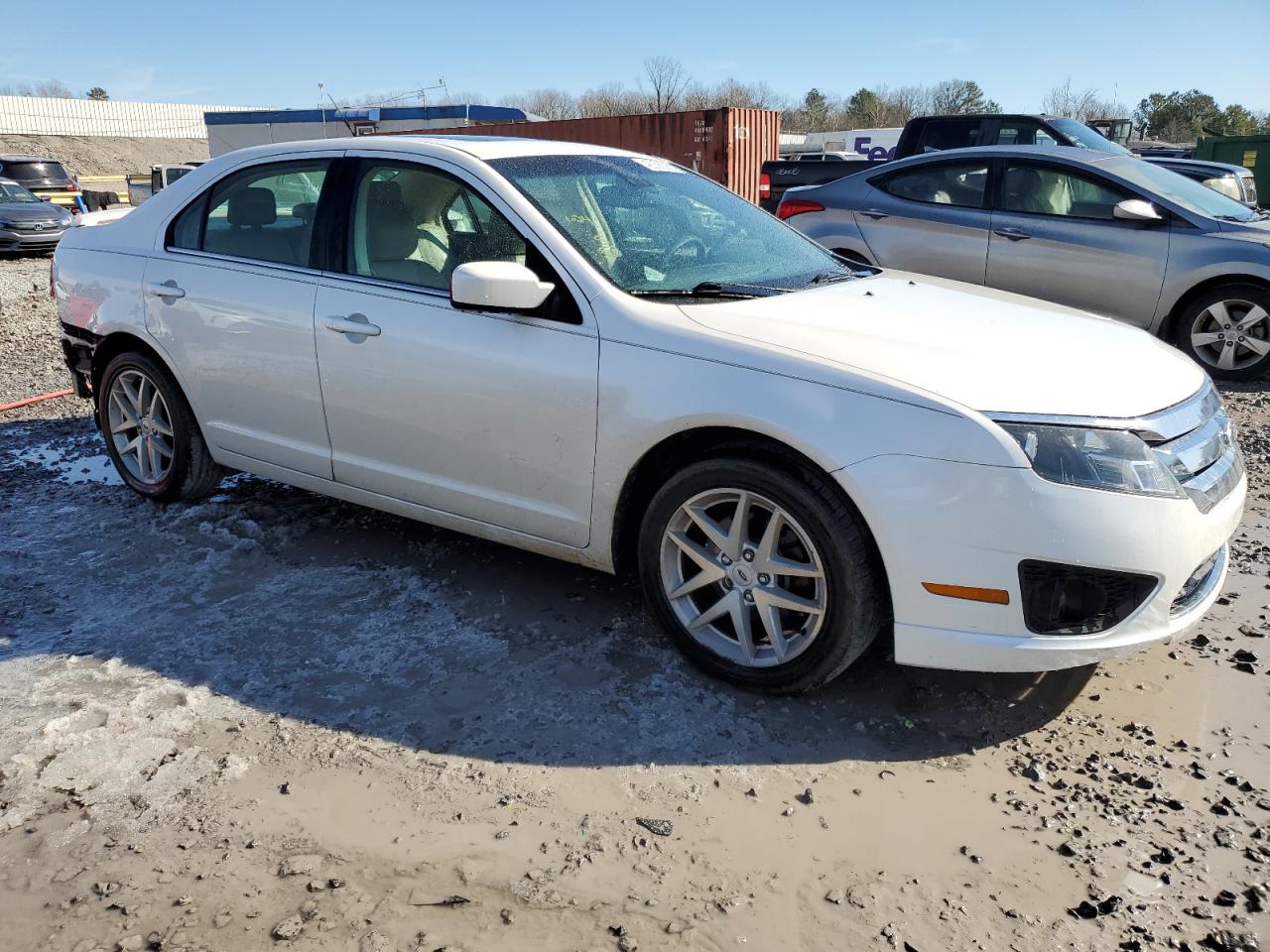 2012 Ford Fusion VIN 3FAHP0JA8CR294263 Copart auction photo, rear end damage thumbnail 4