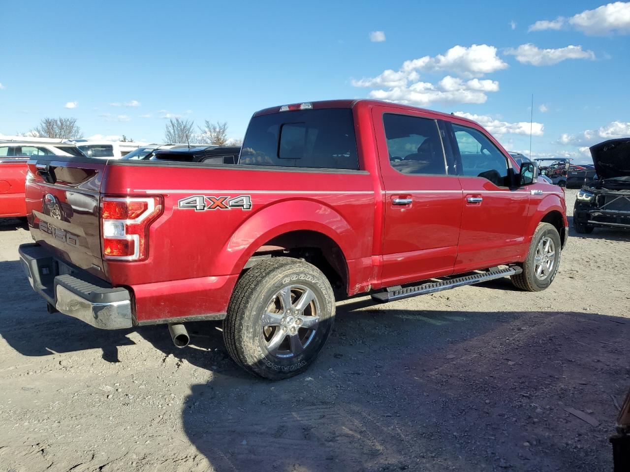 2019 Ford F-150 VIN 1FTEW1E47KFC61972 Copart auction photo, all over damage thumbnail 3