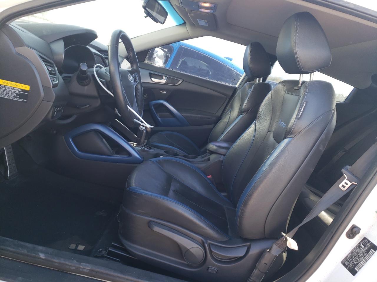 2013 Hyundai Veloster VIN KMHTC6AE0DU118271 Copart auction photo, rear end damage thumbnail 7