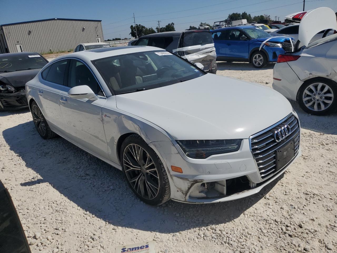 2016 Audi A7 VIN WAU2GAFC5GN090283 Copart auction photo, side damage thumbnail 4