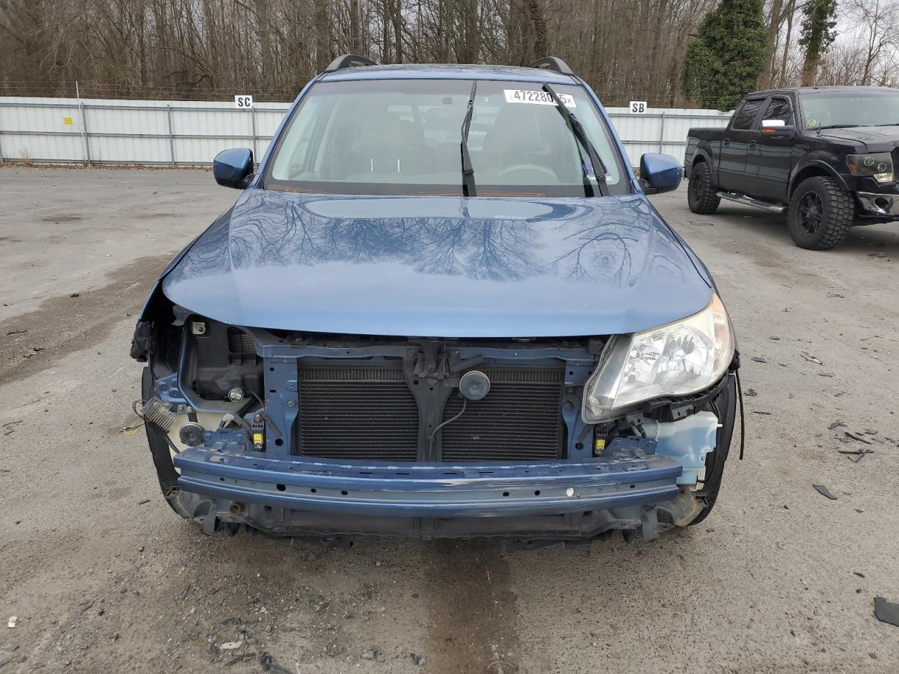 2010 Subaru Forester VIN JF2SH6CC1AH722303 Copart auction photo, front end damage thumbnail 5