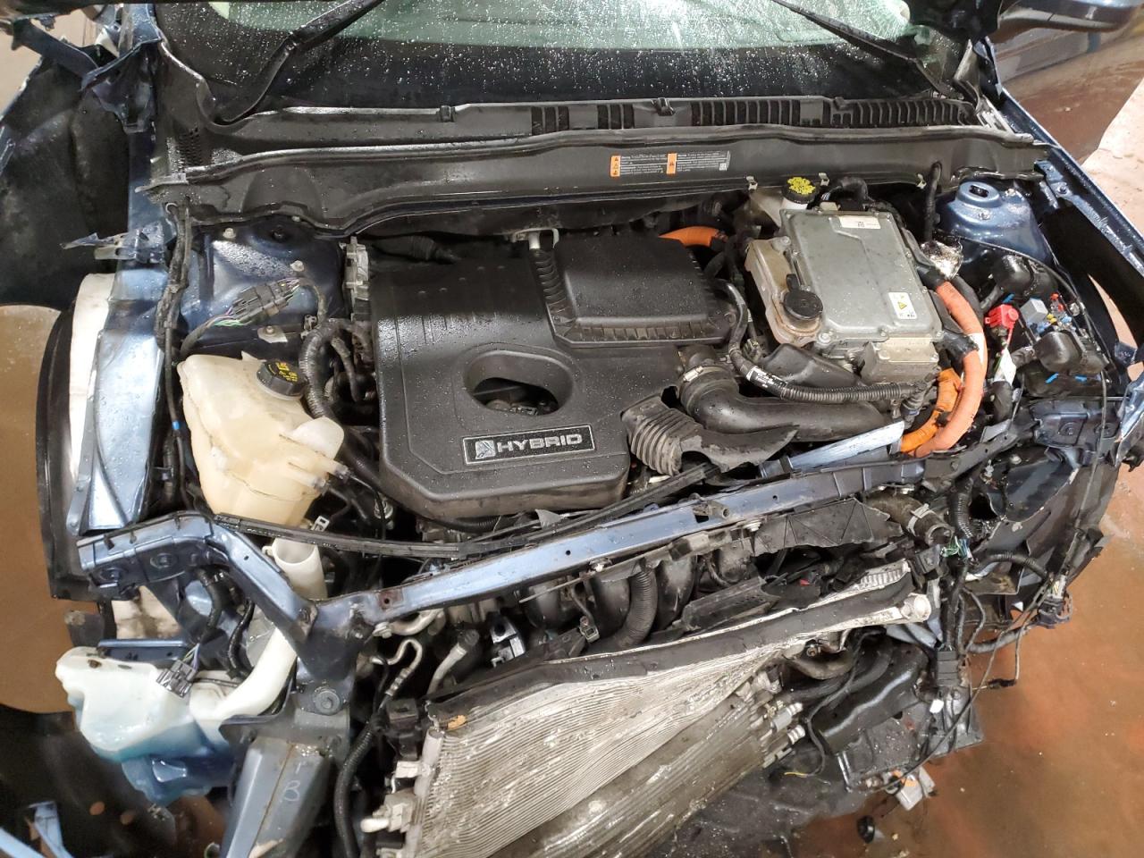 2019 Ford Fusion VIN 3FA6P0LU5KR185157 Copart auction photo, front end / side damage thumbnail 11