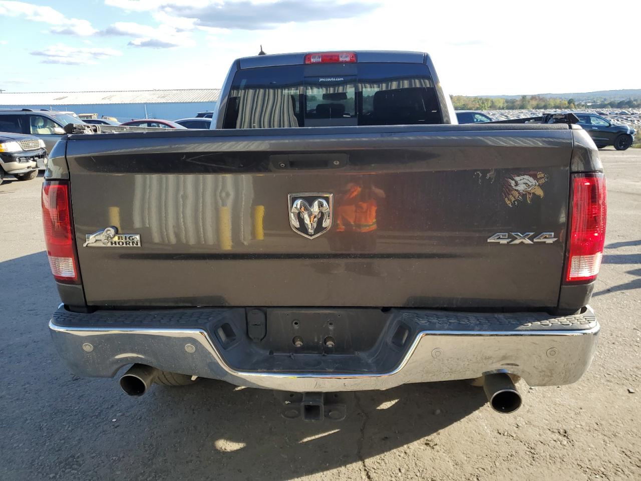 2014 RAM 1500 VIN 1C6RR7GT7ES347284 Copart auction photo, front end / side damage thumbnail 6