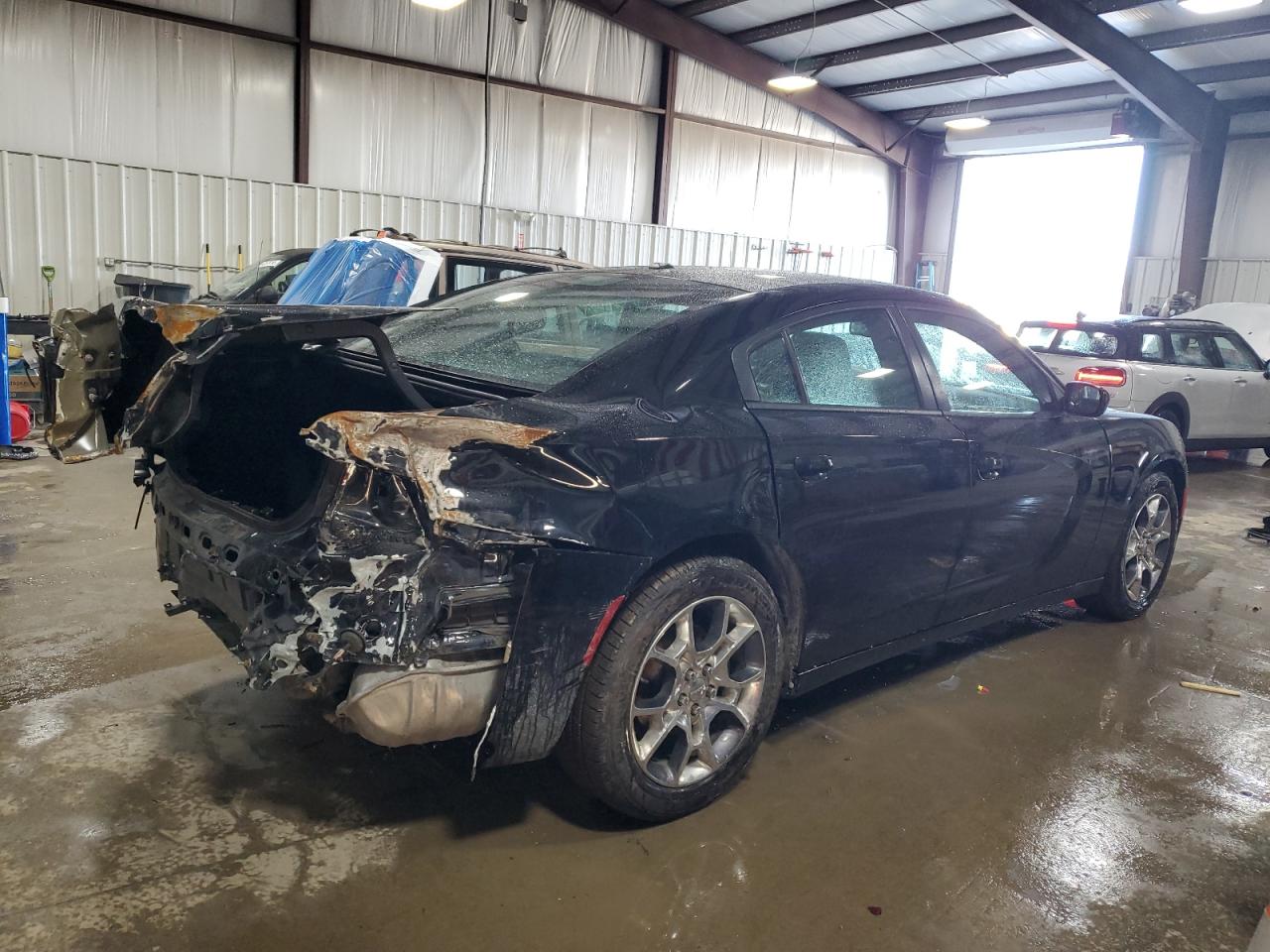 2016 Dodge Charger VIN 2C3CDXFG9GH160788 Copart auction photo, rear end damage thumbnail 3