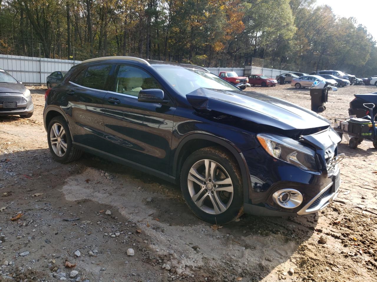 2018 Mercedes-Benz GLA-klasse VIN WDCTG4GB7JJ373209 Copart auction photo, front end / side damage thumbnail 4