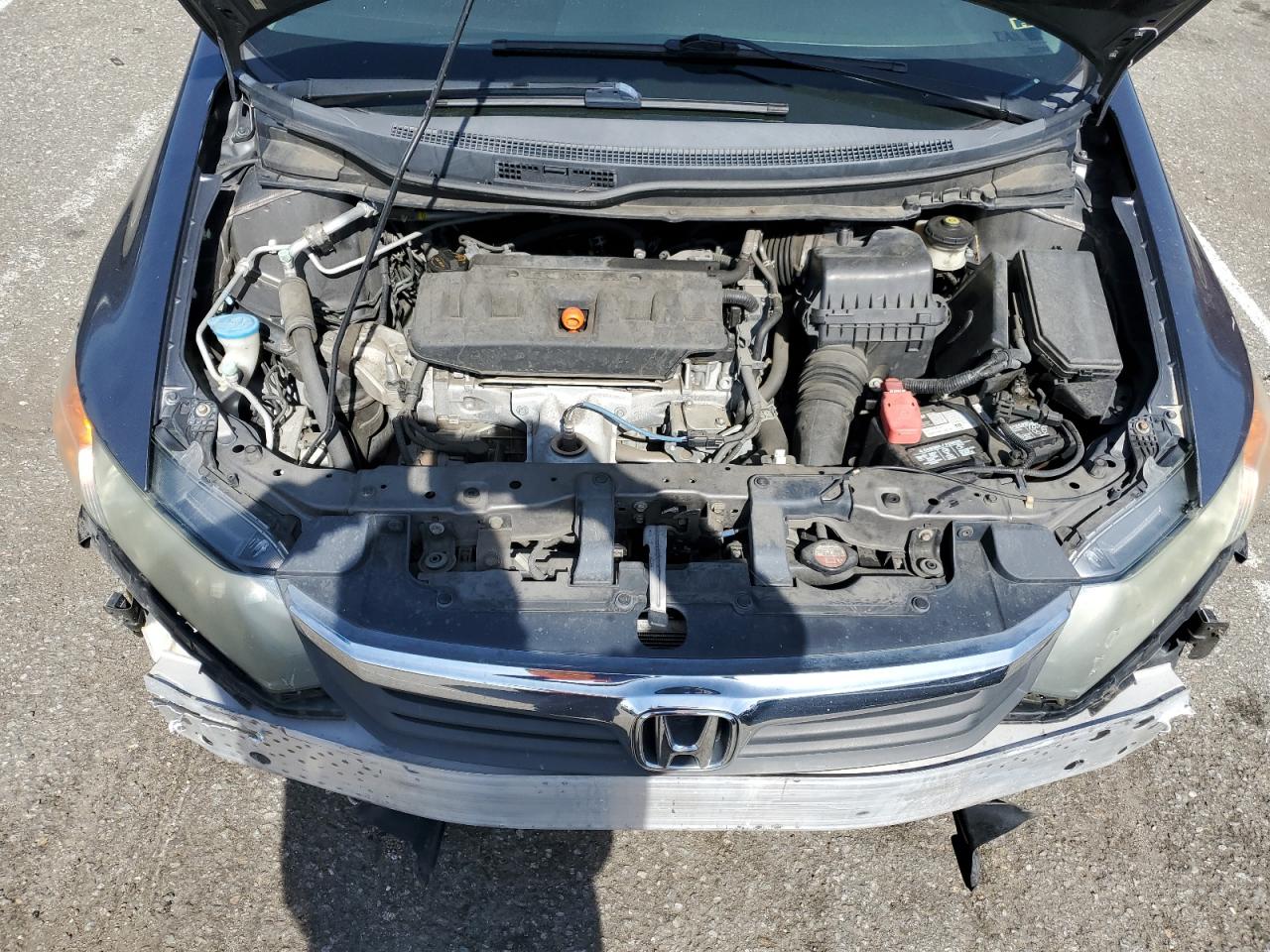 2012 Honda Civic VIN 19XFB5F51CE001643 Copart auction photo, all over / undercarriage damage thumbnail 11