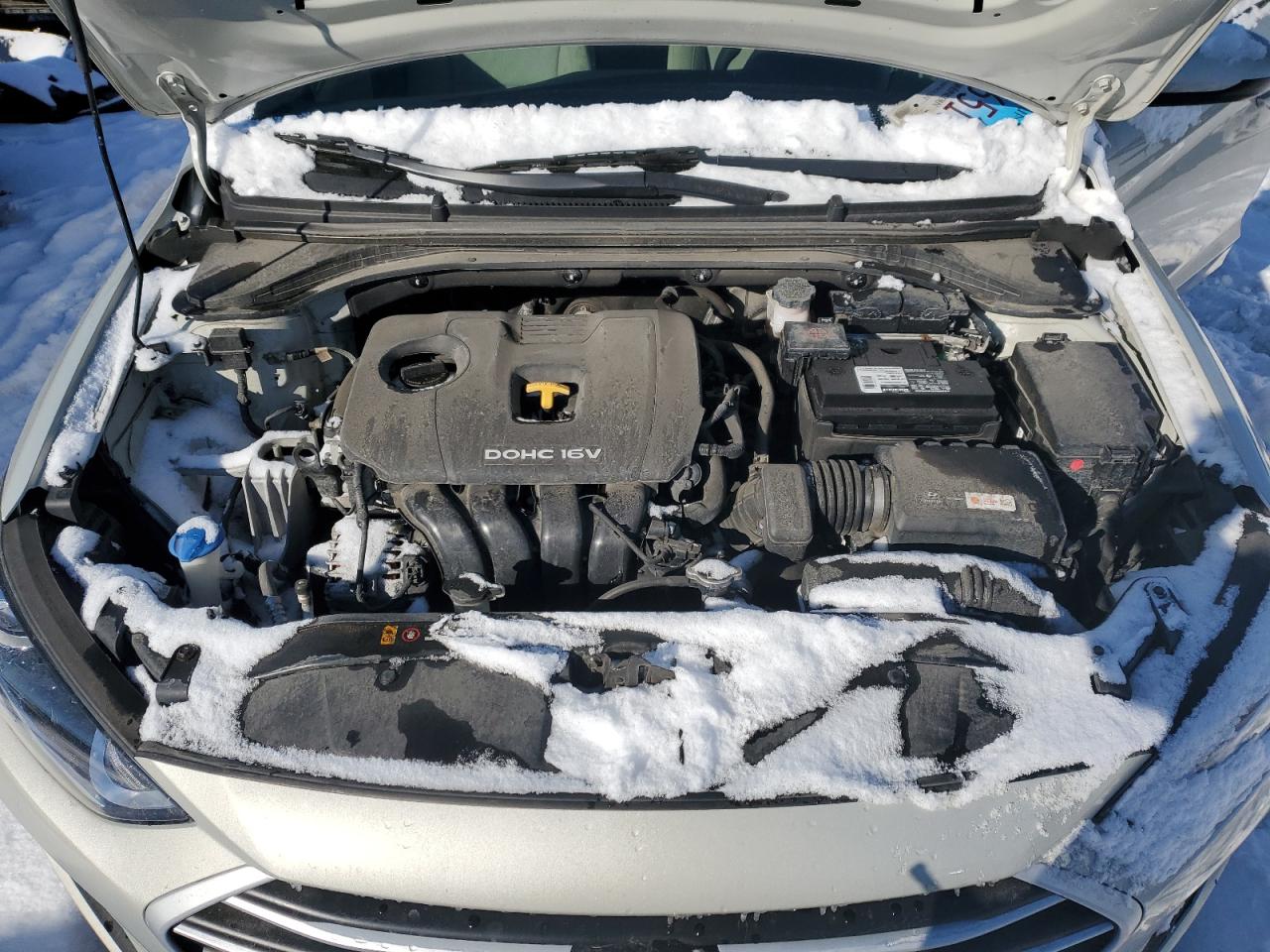 2017 Hyundai Elantra VIN KMHD74LF9HU391766 Copart auction photo, rear end damage thumbnail 11
