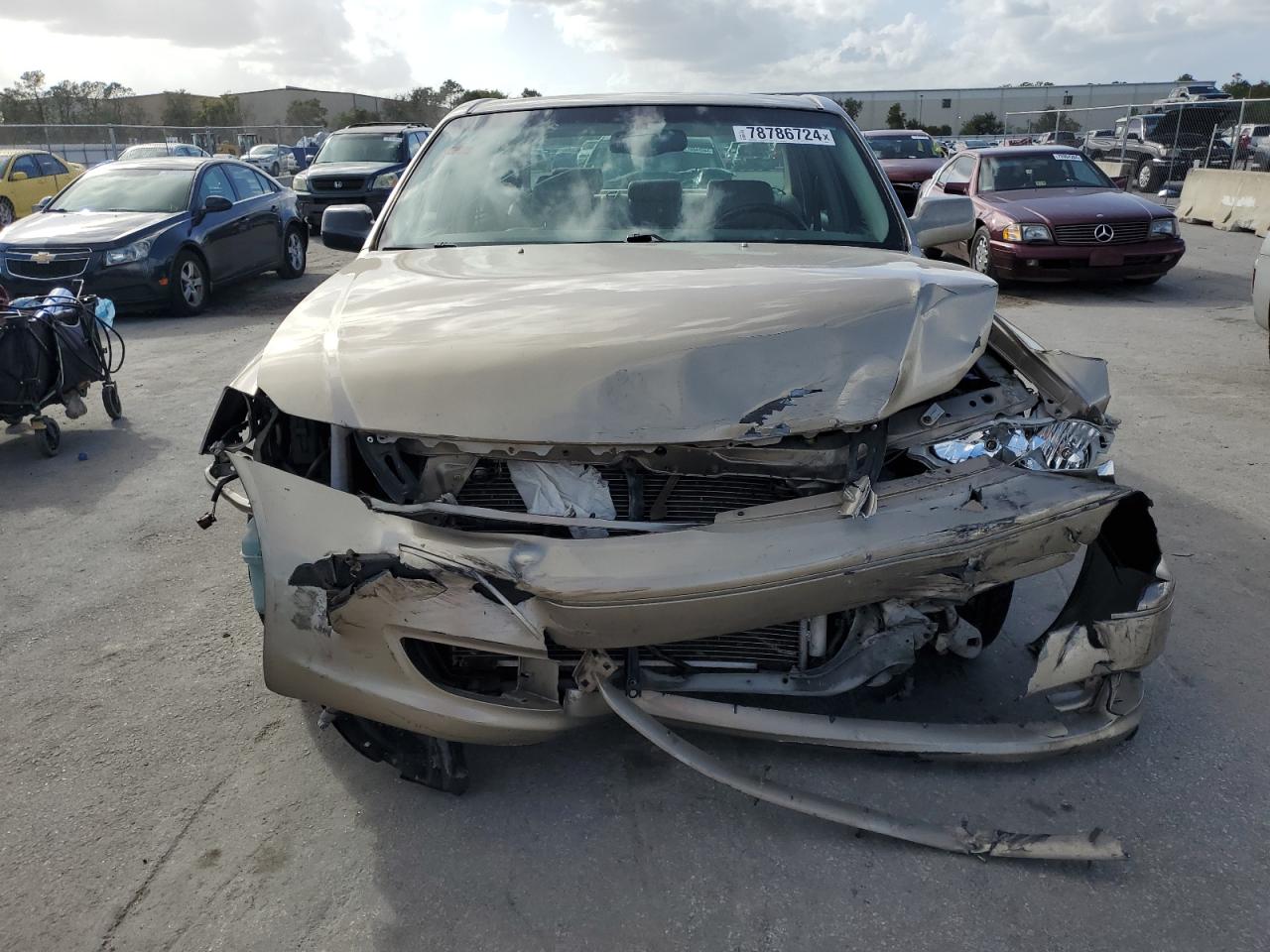2004 Toyota Avalon VIN 4T1BF28B14U358940 Copart auction photo, front end / side damage thumbnail 5
