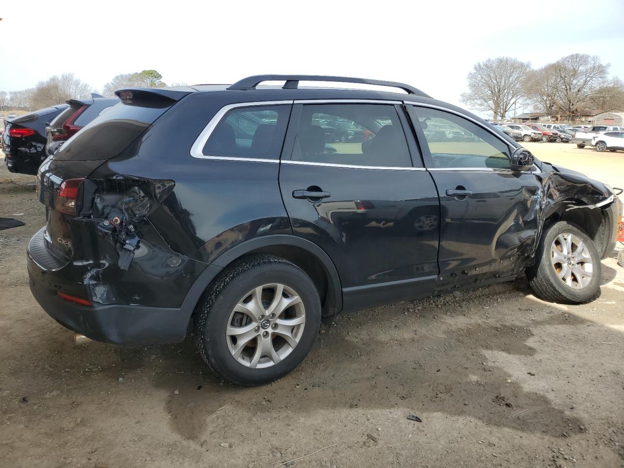 2015 Mazda CX-9 VIN JM3TB2CA7F0460635 Copart auction photo, front end / side damage thumbnail 3