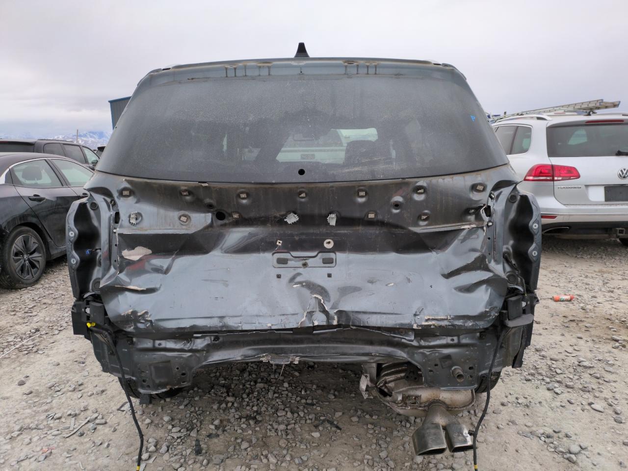 2021 Hyundai Palisade VIN KM8R5DHE2MU237678 Copart auction photo, rear end damage thumbnail 6