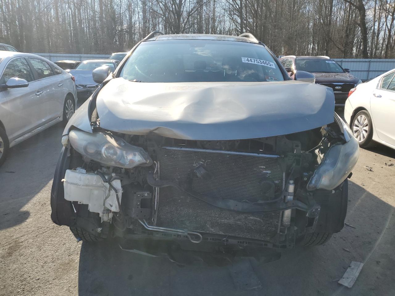 2011 Nissan Murano VIN JN8AZ1MU5BW052144 Copart auction photo, front end damage thumbnail 5