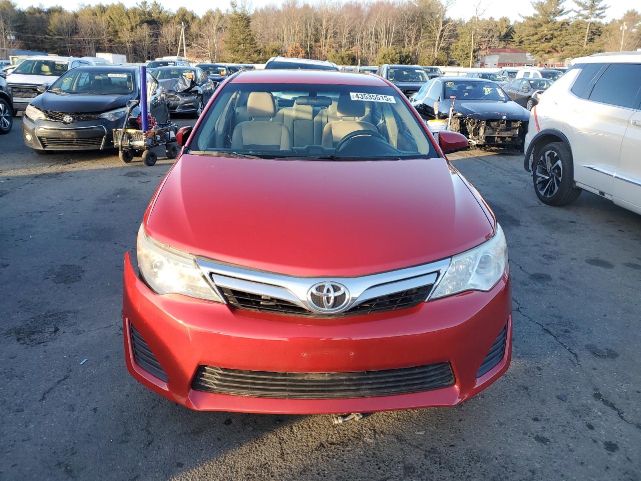 2013 Toyota Camry VIN 4T4BF1FK9DR294827 Copart auction photo, front end damage thumbnail 5