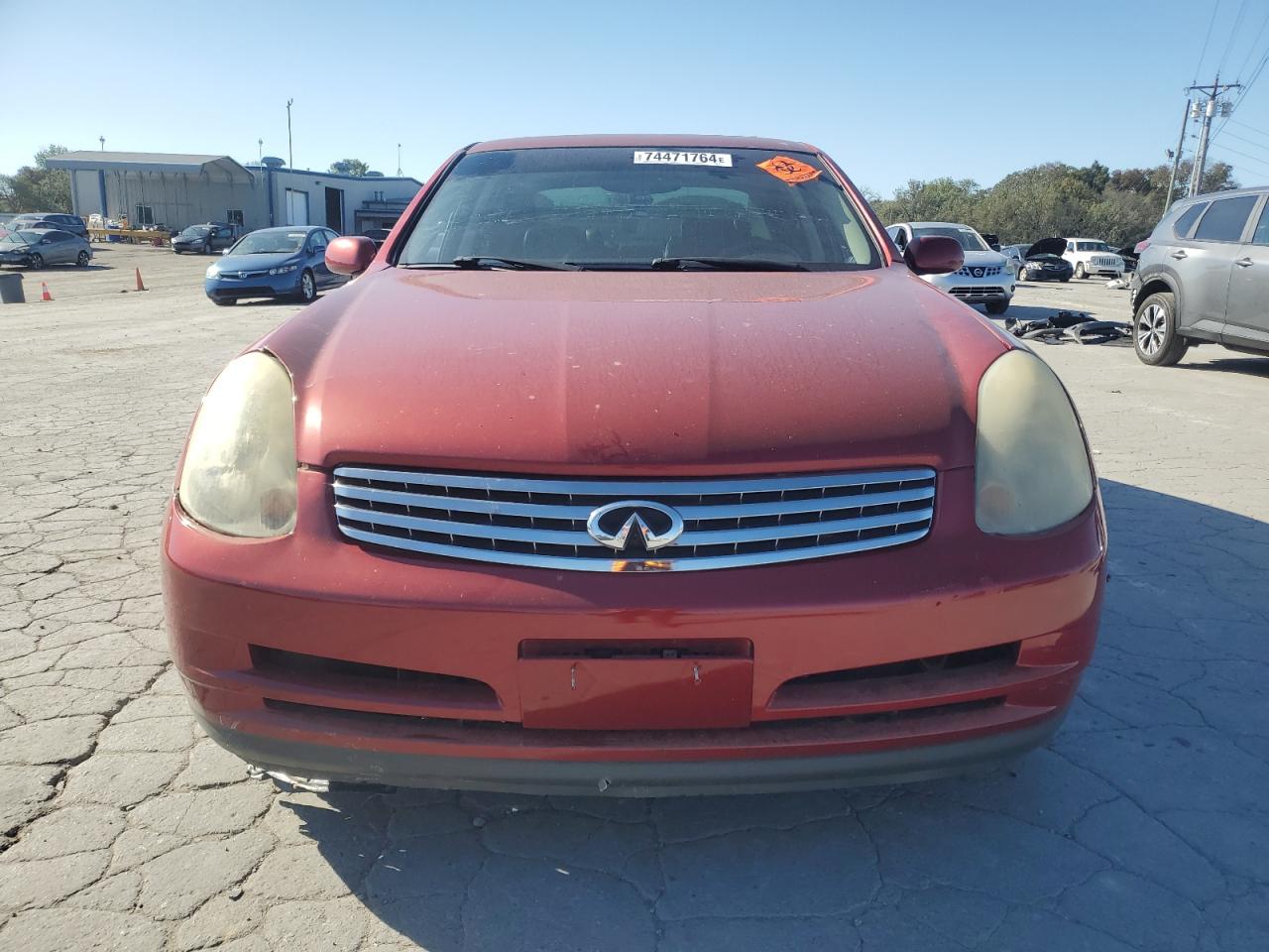 2003 Infiniti G VIN JNKCV51E83M017727 Copart auction photo, water/flood damage thumbnail 5
