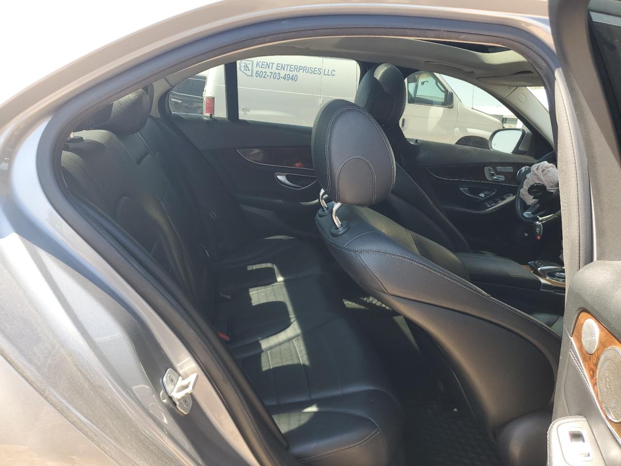 2015 Mercedes-Benz C-klasse VIN 55SWF4KB8FU042326 Copart auction photo, front end / rear end damage thumbnail 10
