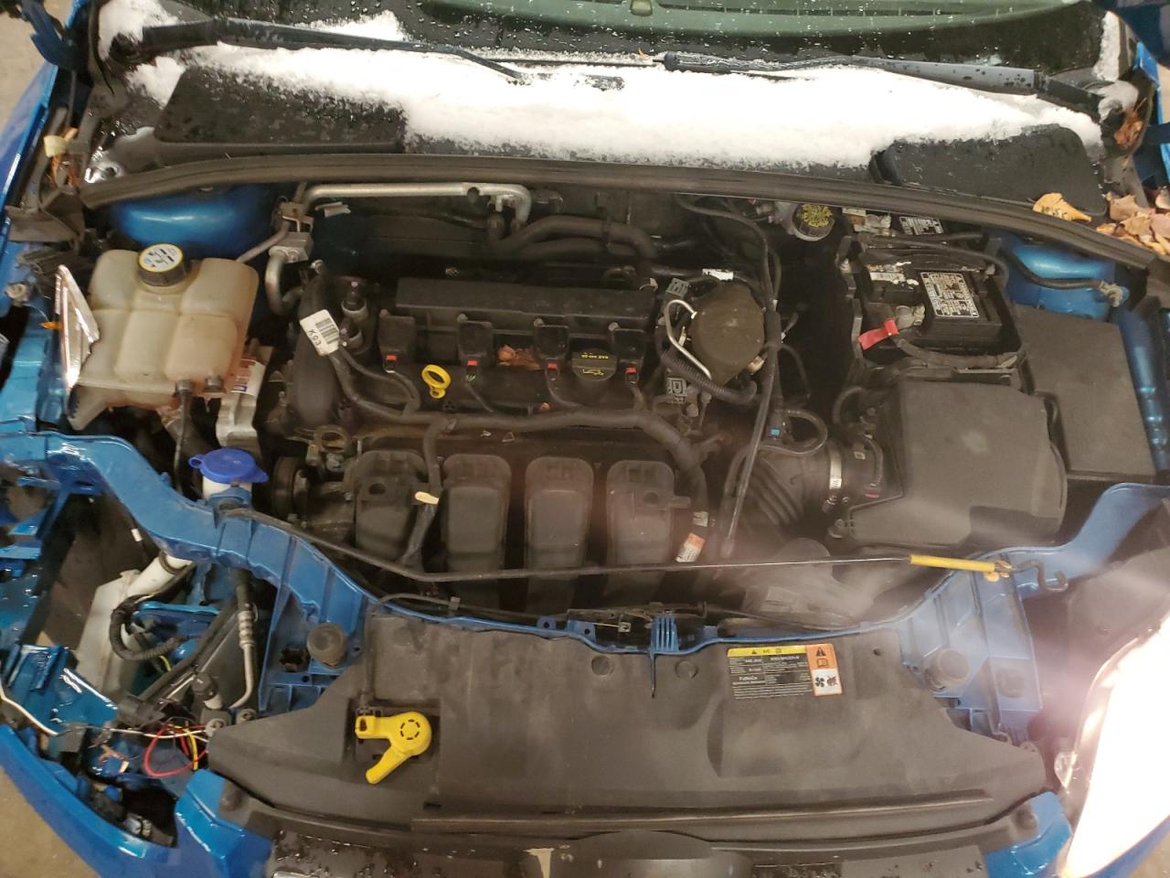 2013 Ford Focus VIN 1FADP3F23DL240502 Copart auction photo, front end / side damage thumbnail 11