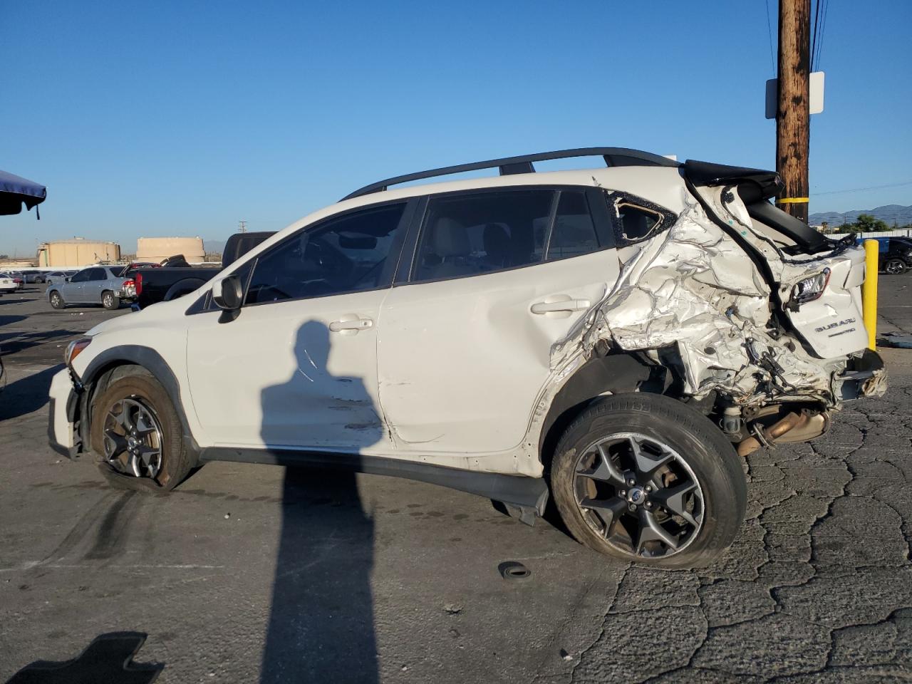 2018 Subaru XV VIN JF2GTADC6JH308729 Copart auction photo, all over damage thumbnail 2