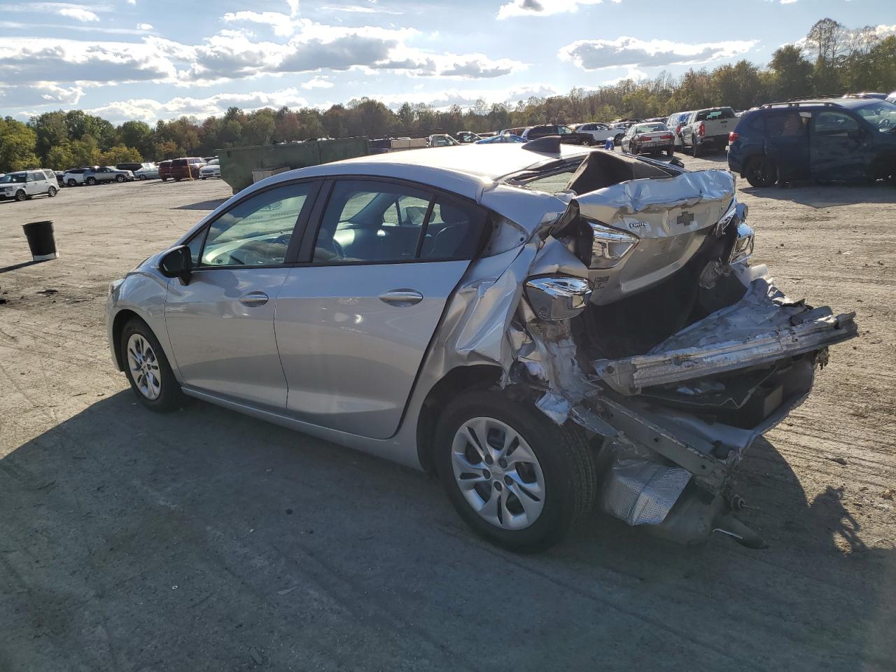 2019 Chevrolet Cruze VIN 1G1BC5SM7K7148095 Copart auction photo, rear end damage thumbnail 2