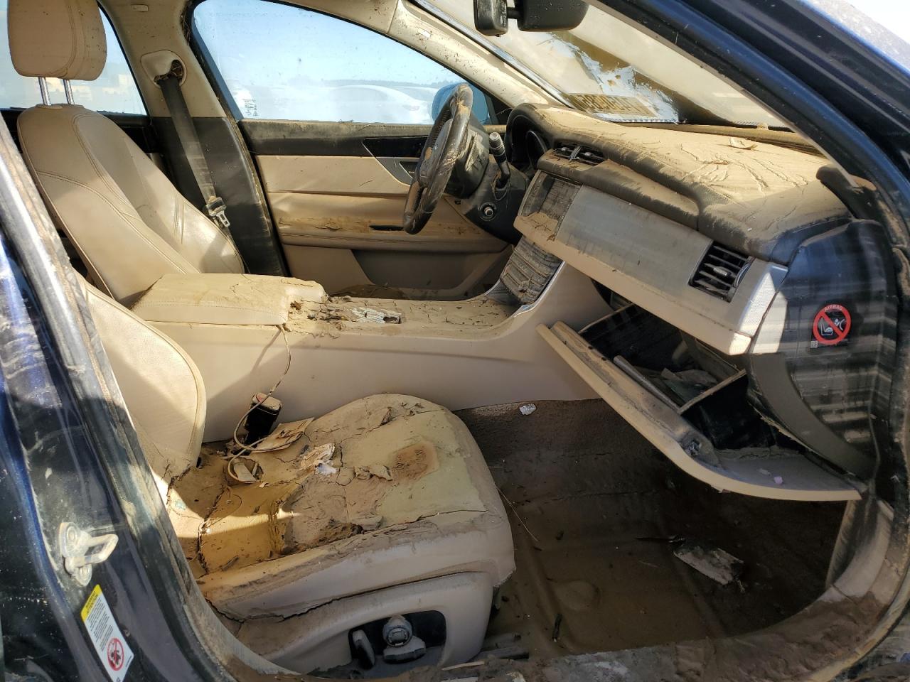 2017 Jaguar XF VIN SAJBE4BV9HCY33365 Copart auction photo, water/flood damage thumbnail 7