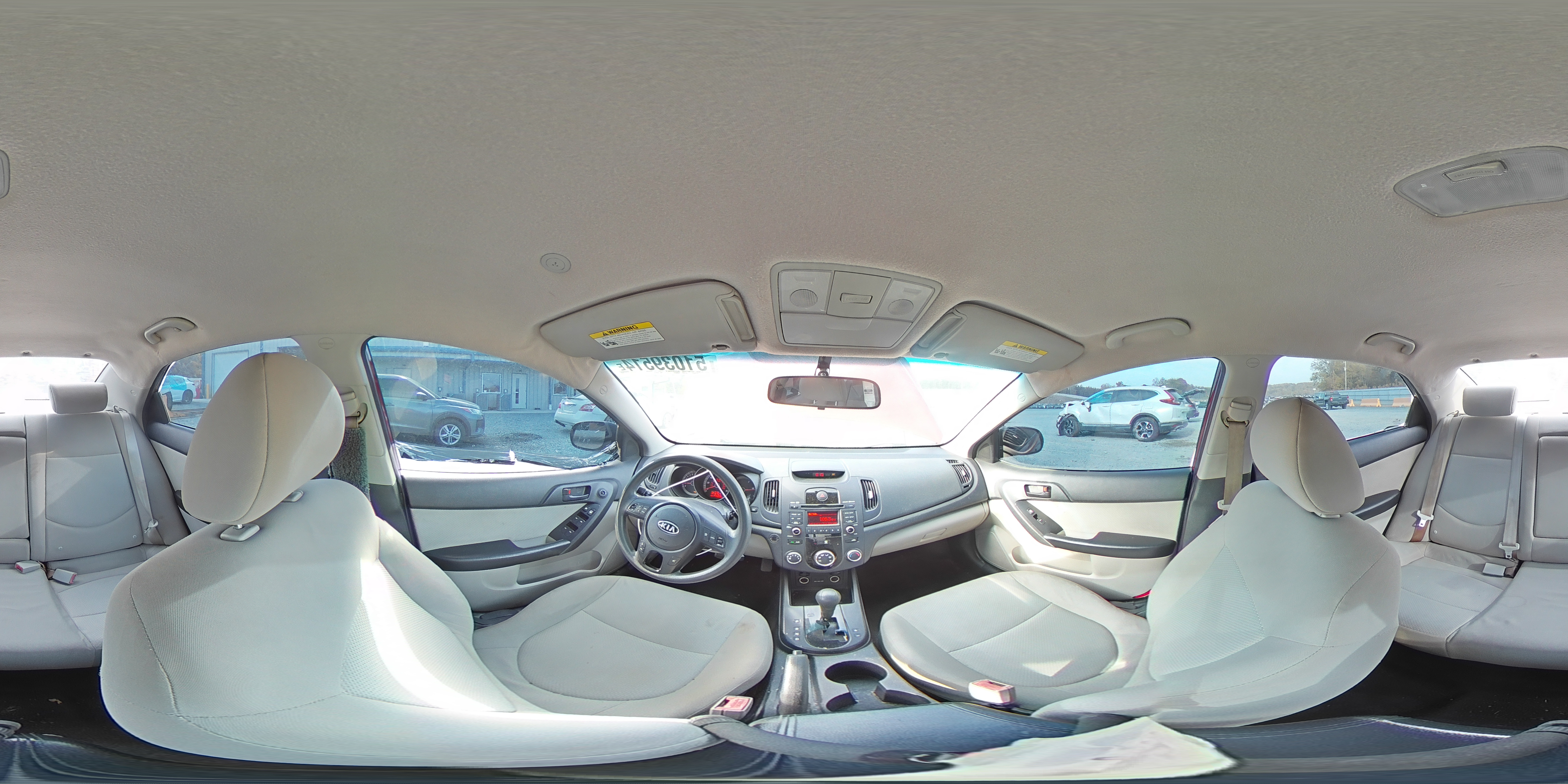 2010 KIA Forte VIN KNAFU4A24A5834974 Copart auction photo, front end damage thumbnail 12