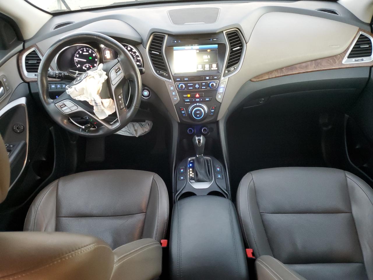 2017 Hyundai Santa Fe VIN KM8SR4HF4HU210504 Copart auction photo, front end damage thumbnail 8