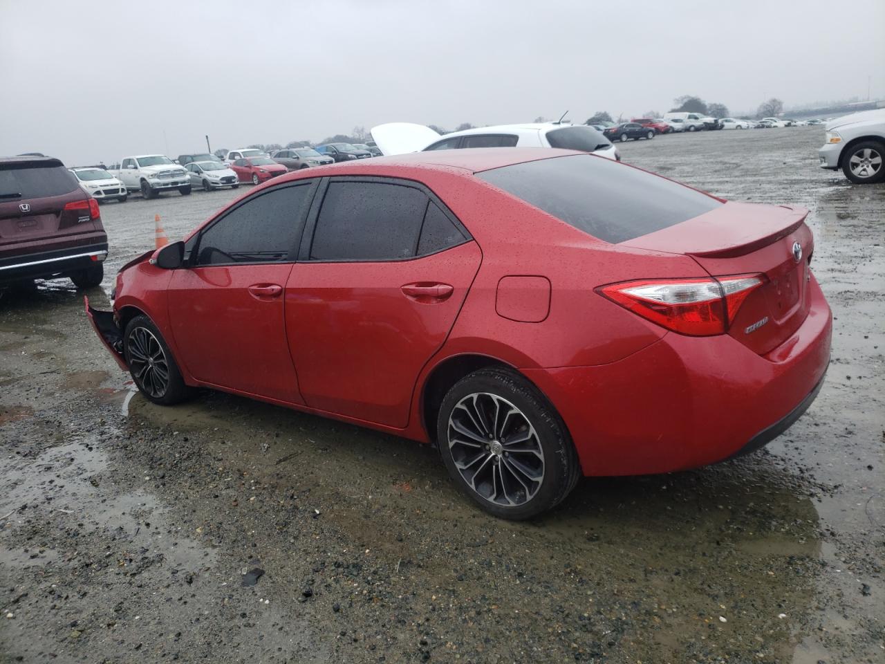 2015 Toyota Corolla VIN 5YFBURHE6FP300352 Copart auction photo, front end damage thumbnail 2