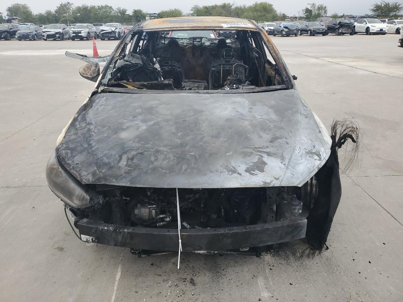 2017 Hyundai Elantra VIN 5NPD84LF6HH086320 Copart auction photo, burn damage thumbnail 5