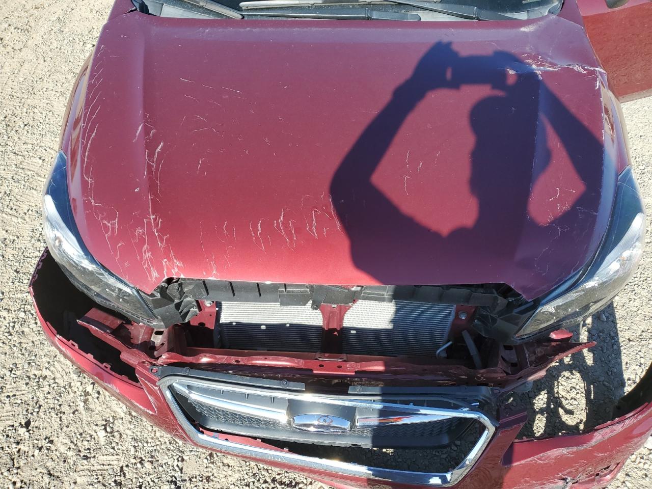 2016 Subaru Impreza VIN JF1GJAF61GH020403 Copart auction photo, front end damage thumbnail 12