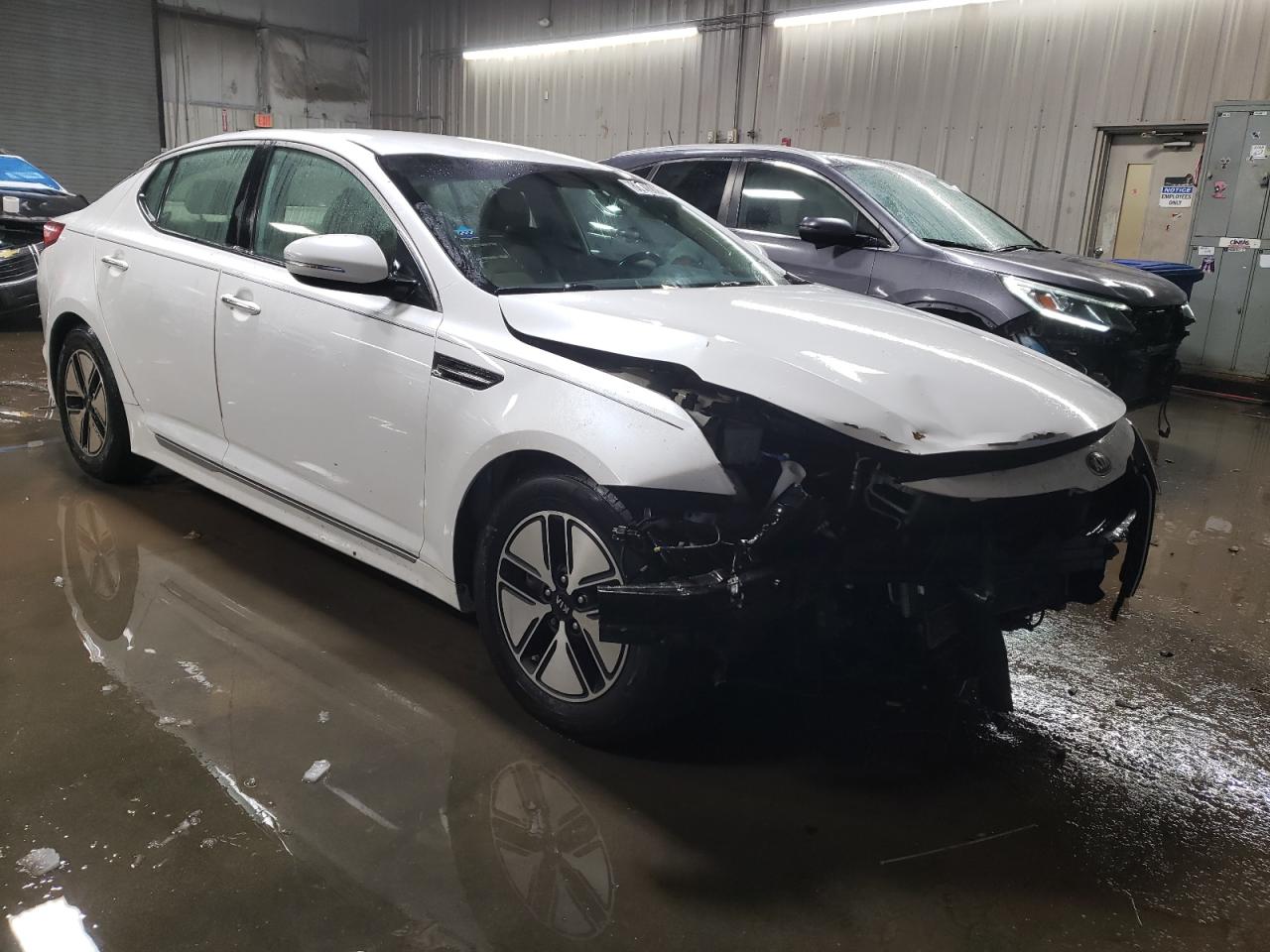 2012 KIA Optima VIN KNAGM4AD1C5025523 Copart auction photo, front end damage thumbnail 4
